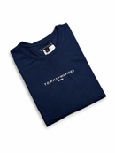 Camiseta Tommy Hilfiger - Azul Marinho- Algodão Egípcio
