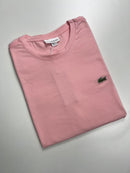 Camiseta Lacoste  - Rosa  - Algodão Egípcio