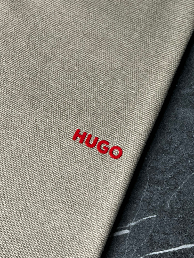 Camiseta Hugo Boss - Caqui - Seda Pima