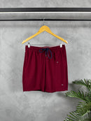 Short Tactel Premium Tommy Hilfiger - Bordo