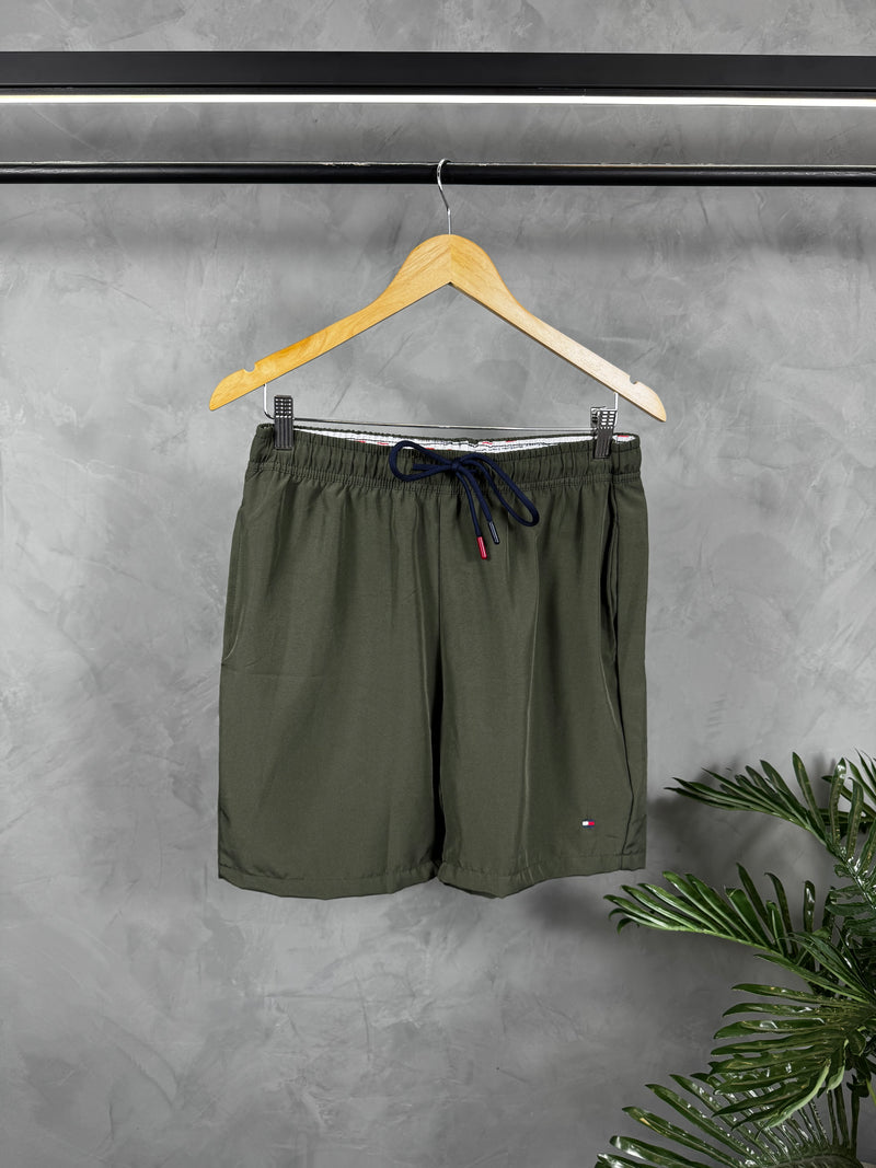 Short Tactel Premium Tommy Hilfiger - Verde Militar