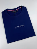Camiseta Tommy Hilfiger - Azul Marinho - Seda Pima