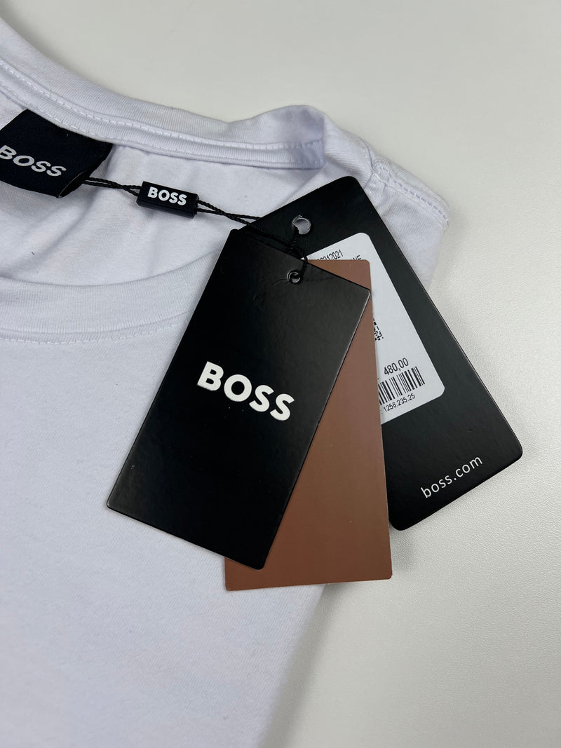 Camiseta Hugo Boss - Branca - Algodão Egípicio