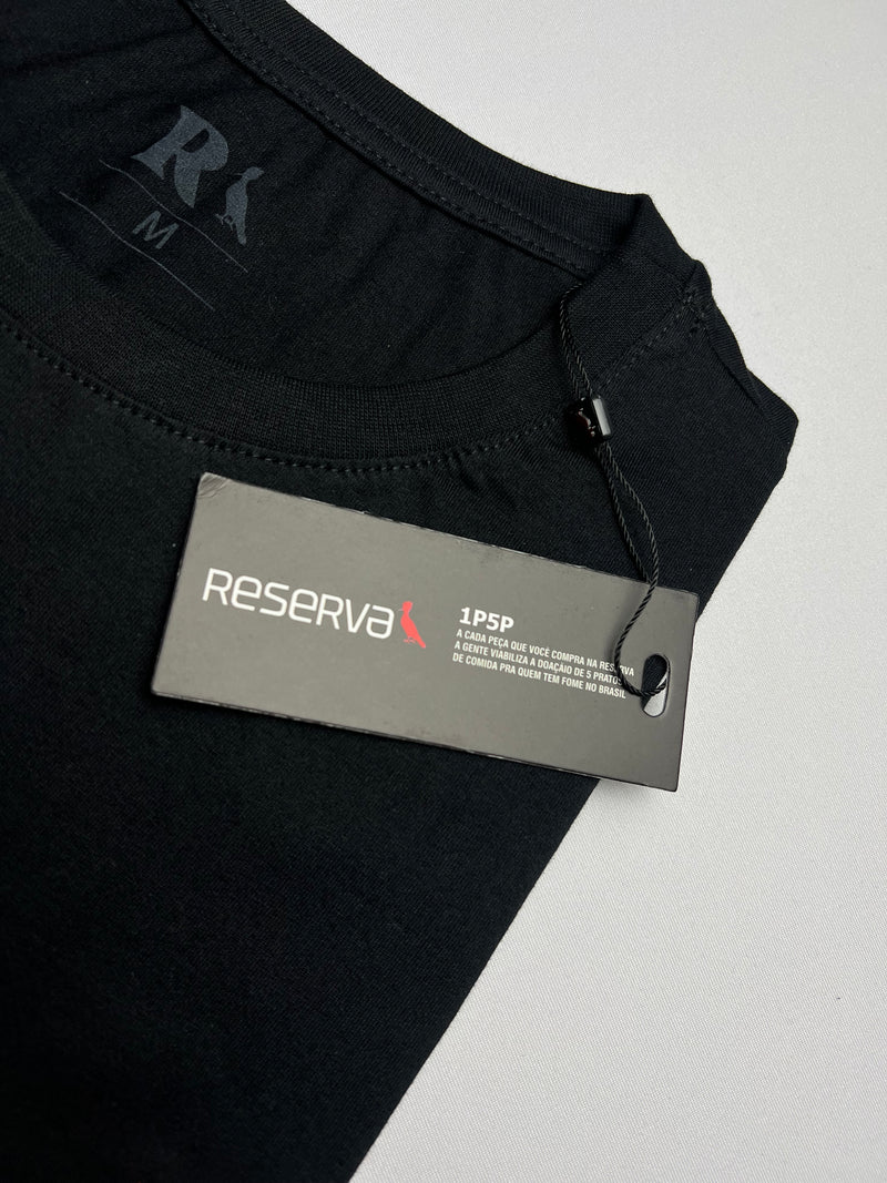 Camiseta Reserva - Preta - Seda Pima