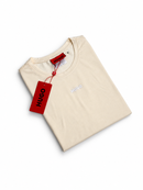Camiseta Hugo Boss - Off White  - Algodão Egípcio