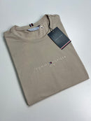Camiseta Tommy Hilfiger - Bege - Algodão Egípcio