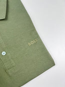 Camisa Gola Polo Hugo Boss -  Verde Musgo