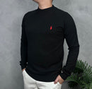 Suéter Polo Ralph Lauren Importado Gola Média  - Preto