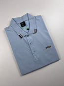 Camisa Gola Polo Hugo Boss - Azul Bebê