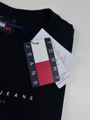 Camiseta Tommy Jeans - Preta - Pima Strech