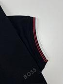 Camisa Gola Polo Hugo Boss   - Preta