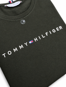 Camiseta Tommy Hilfiger - Algodão Egípicio - Verde Militar