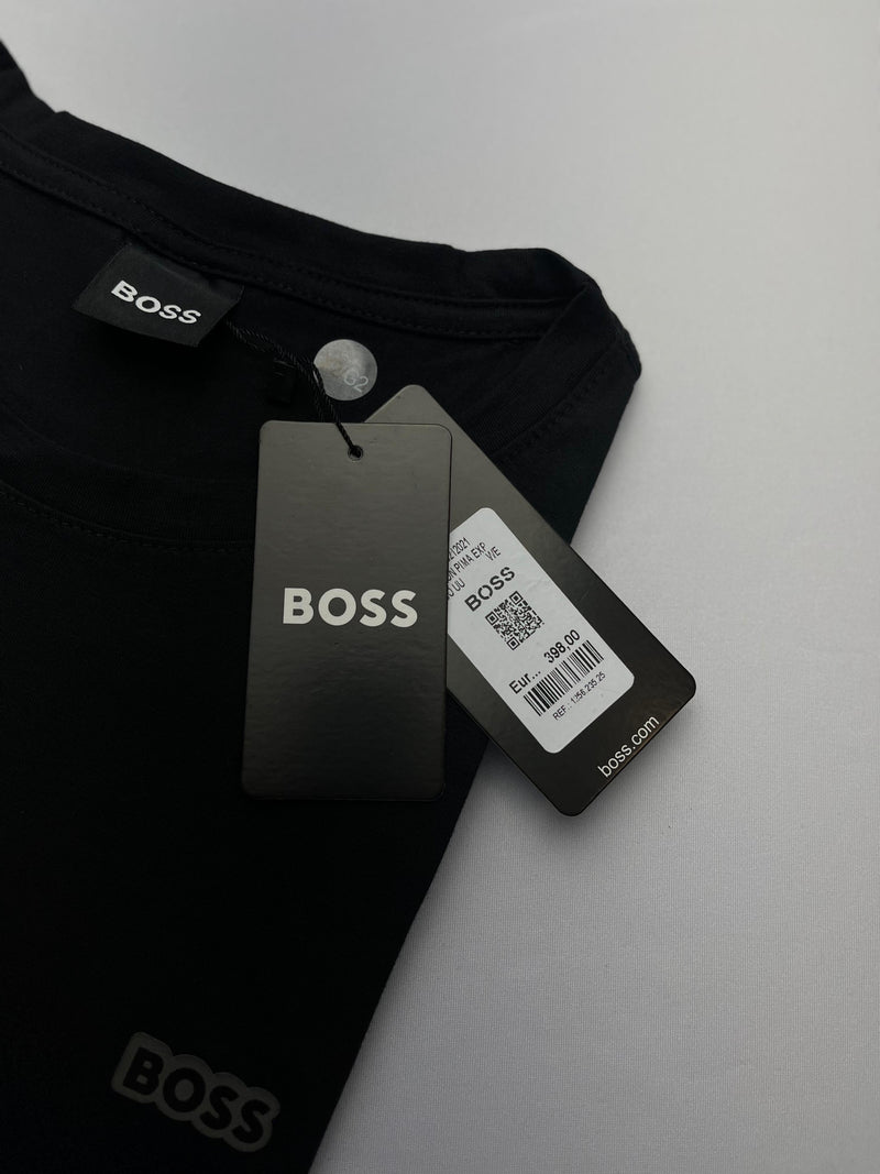 Camiseta Hugo Boss - Preta - Algodão Egípicio