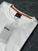 Camiseta Hugo Boss - Branca - Seda Pima