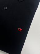 Camisa Gola Polo Calvin Klein - Preta