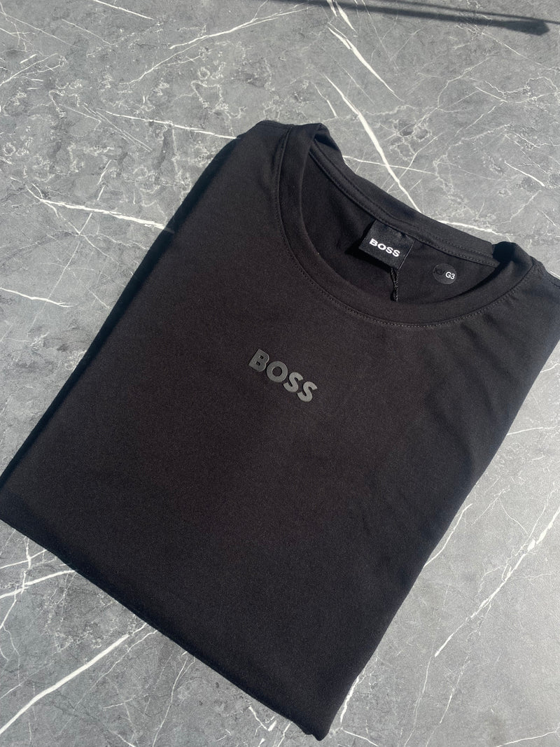 Camiseta Hugo Boss - Preta  - Algodão Egípicio
