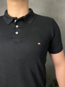 Camisa Gola Polo Enzo Milano - Preta