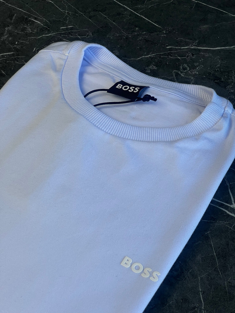 Camiseta Hugo Boss - Branca - Pima Strech