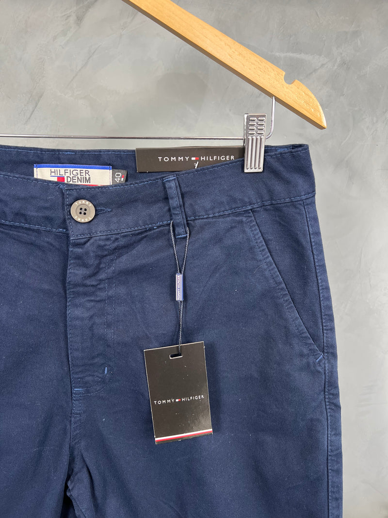 Bermuda Sarja Tommy Hilfiger Denim - Azul Marinho
