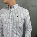 Camisa Social BR/AZ.BB Polo Ralph Lauren Oxford - Xadrez