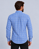 Camisa Social Az/Vrm Polo Ralph Lauren Oxford - Xadrez