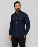Camisa Social Polo Ralph Lauren Sarja  - Azul Marinho