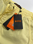 Short Sarja Hugo Boss - Amarelo