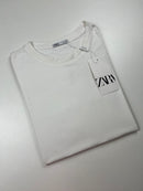 Camiseta Zara  - Branca - Importada