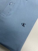 Camisa Gola Polo Calvin Klein - Azul Bebê