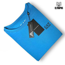Camiseta Emporio Armani - Azul Royal - Seda Pima