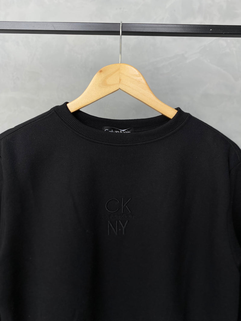 Moletom S/Capuz Calvin Klein - Preto