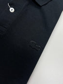 Camisa Gola Polo Lacoste Monocromática- Preta