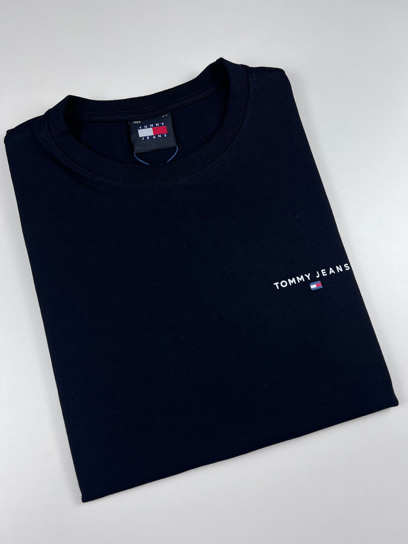 Camiseta Tommy Jeans - Preta - Pima Strech