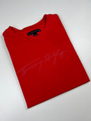 Camiseta Tommy Hilfiger - Vermelha - Algodão Egípicio