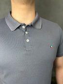 Camisa Gola Polo Enzo Milano - Cinza