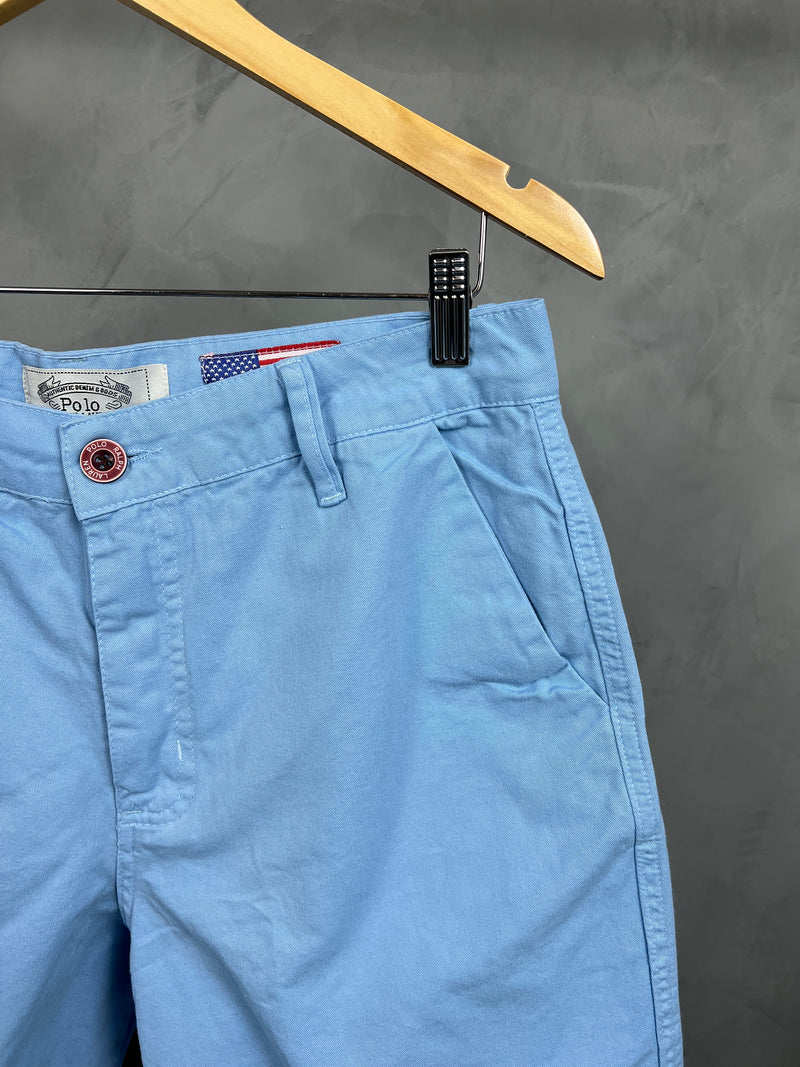 Bermuda Sarja Polo Ralph Lauren - Azul Bebê