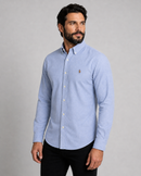 Camisa Social Polo Ralph Lauren Sarja  - Azul Claro