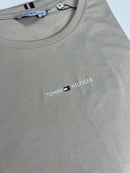 Camiseta Tommy Hilfiger - Bege  - Algodão Egípcio