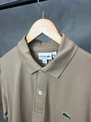 Camisa Gola Polo Lacoste - Bege