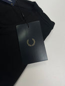 Camiseta  Fred Perry - Preta - Algodão Egípcio