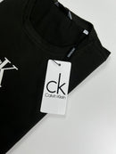 Camiseta Calvin Klein - Verde Militar - Algodão Egípcio