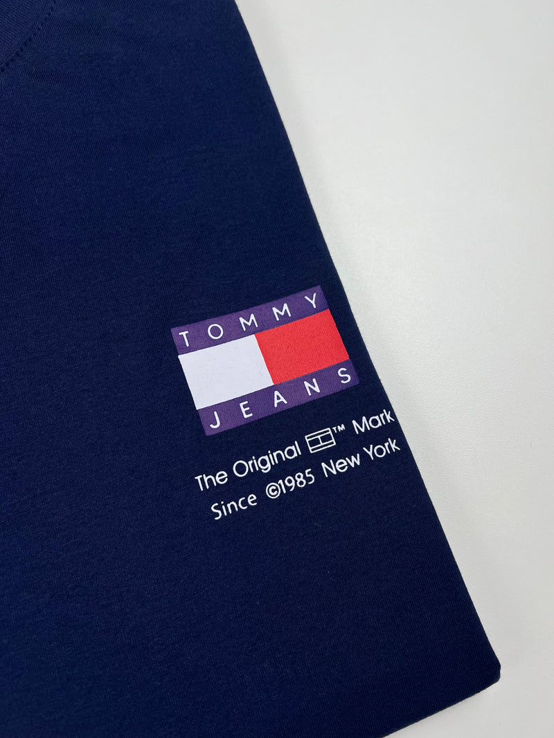 Camiseta Tommy Jeans - Azul Marinho - Seda Pima