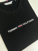 Camiseta Tommy Hilfiger - Preta - Algodão Egípcio