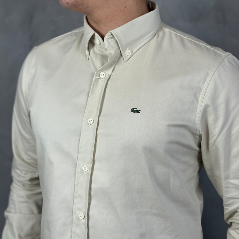 Camisa Social Lacoste - Bege