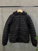 Jaqueta Puffer  Peluciada Tommy Hilfiger - Preta
