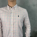 Camisa Social  VRM/BR/LR Polo Ralph Lauren Oxford - Xadrez