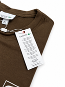 Camiseta Lacoste Paris - Algodão Egípicio - Marrom