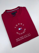 Camiseta Tommy Hilfiger - Vermelha - Seda Pima