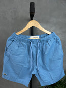 Short Linho Lacoste - Azul bebe