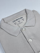 Camisa Gola Polo Calvin Klein  - Bege
